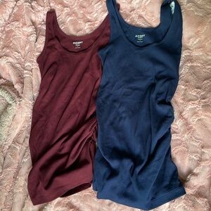2 New Maternity Tank Tops
